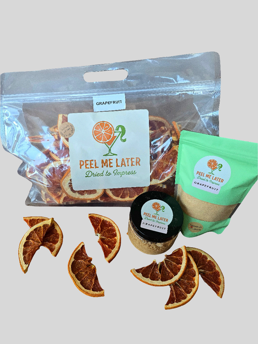 Dried grapefruit half wheels 🍈 XXL 565g