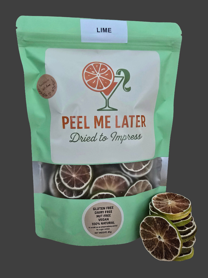 Dried  Lime  wheels   🍋‍🟩   85g  ( ~55slices )